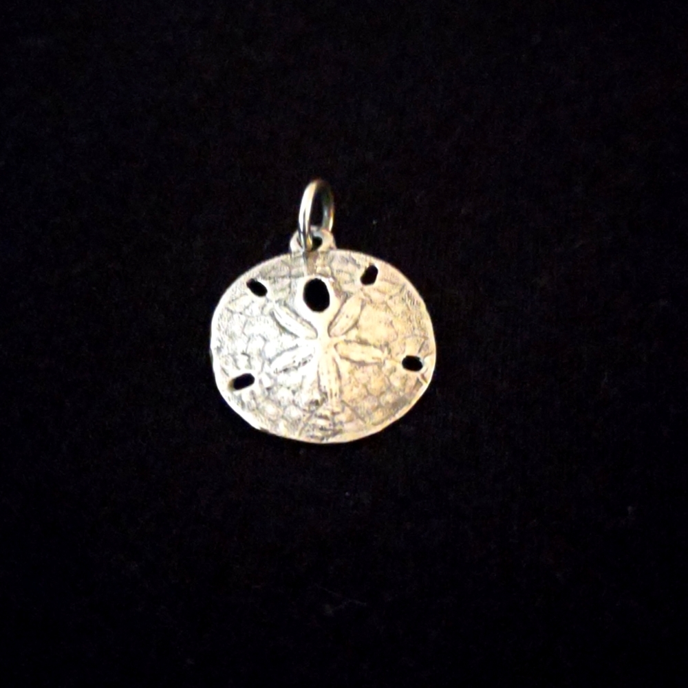 Retired James Avery 925 Sterling Silver Sand Dollar Charm Pendant 3/4 inch